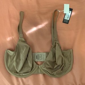 NWT CUUP bra The Triangle micro in taupe 34G